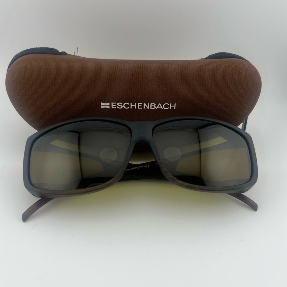 New Echenbach Black Sunglasses with Case